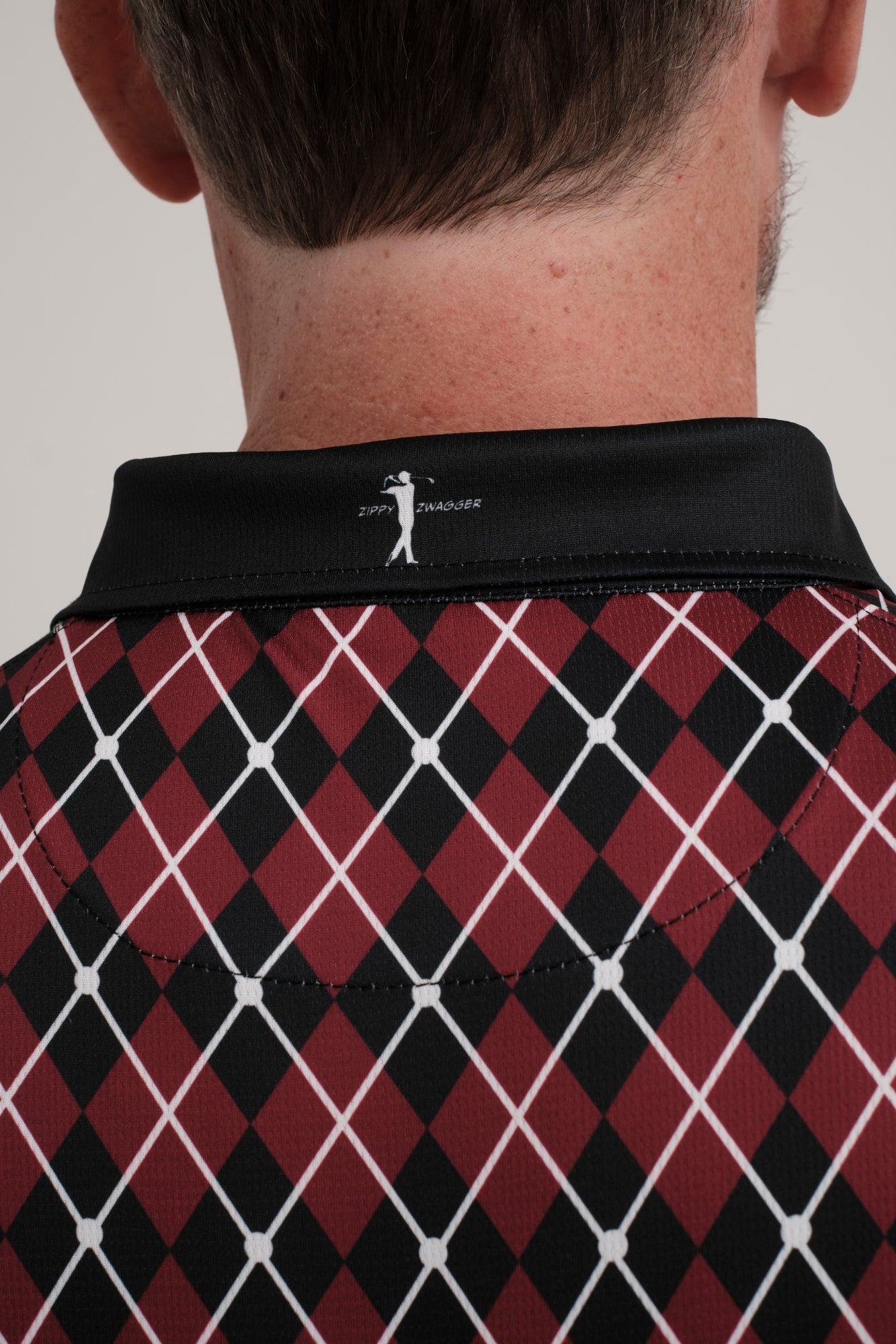 トップス DND4DES Gothic Graphic Plaid-Collar Polo Polo Shirts | Graphic Comfort